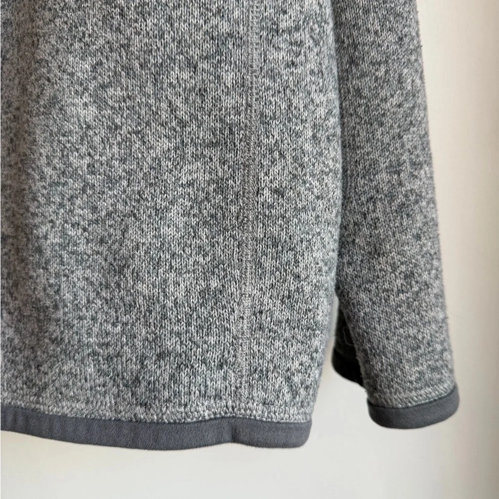 Patagonia Men’s Better Sweater 1/4 Zip Pull-Over Fleece Gray Sweatshirt - Picture 7 of 9